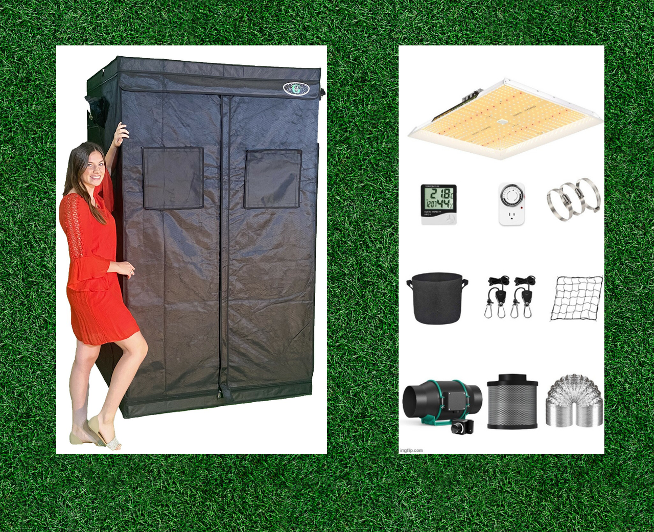 Grow Tent Kit | Heavy Duty 4x4 | Galaxy Grow Tent Kit | Dealzer.com