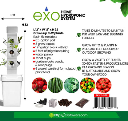 Hydroponic tower